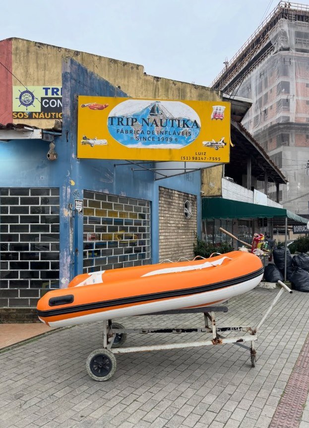 Bote Inflável 2,40 m — Laranja — foto 2