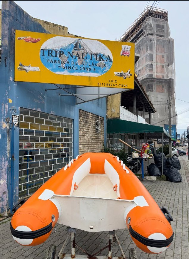 Bote Inflável 2,40 m — Laranja — foto 3