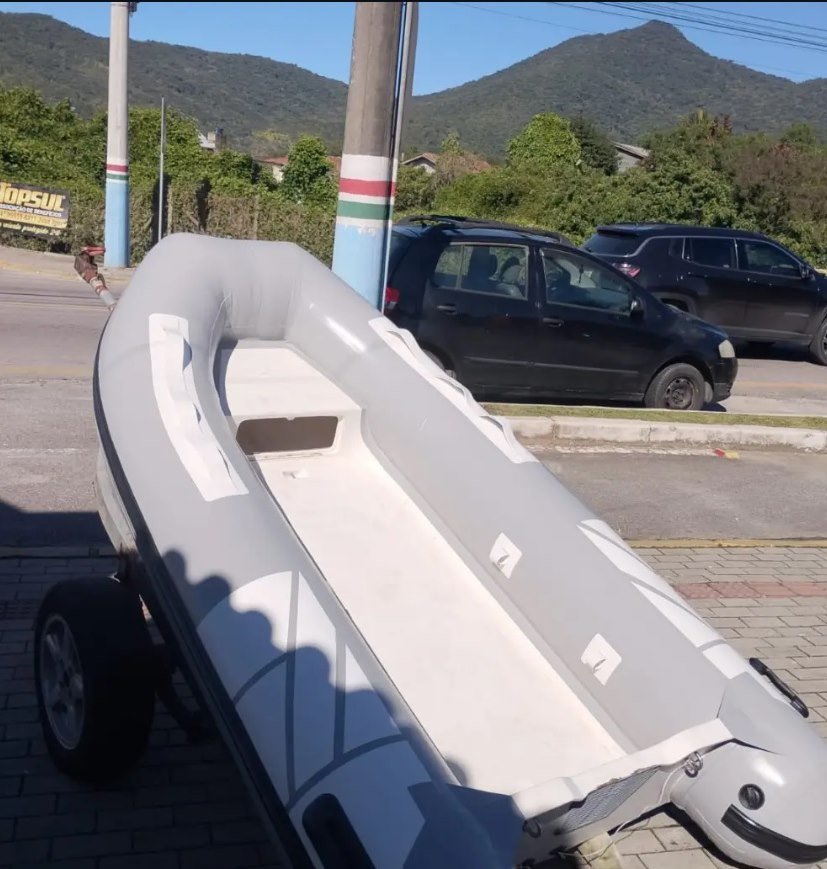 Bote Inflável 2,80 m à venda — casco rígido e flutuador novo, Trip Nautika Porto Belo SC
